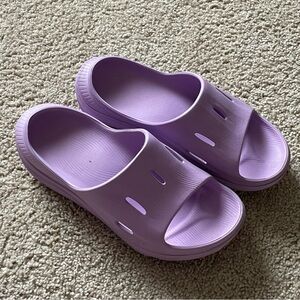 HOKA Ora recovery slides purple size 9